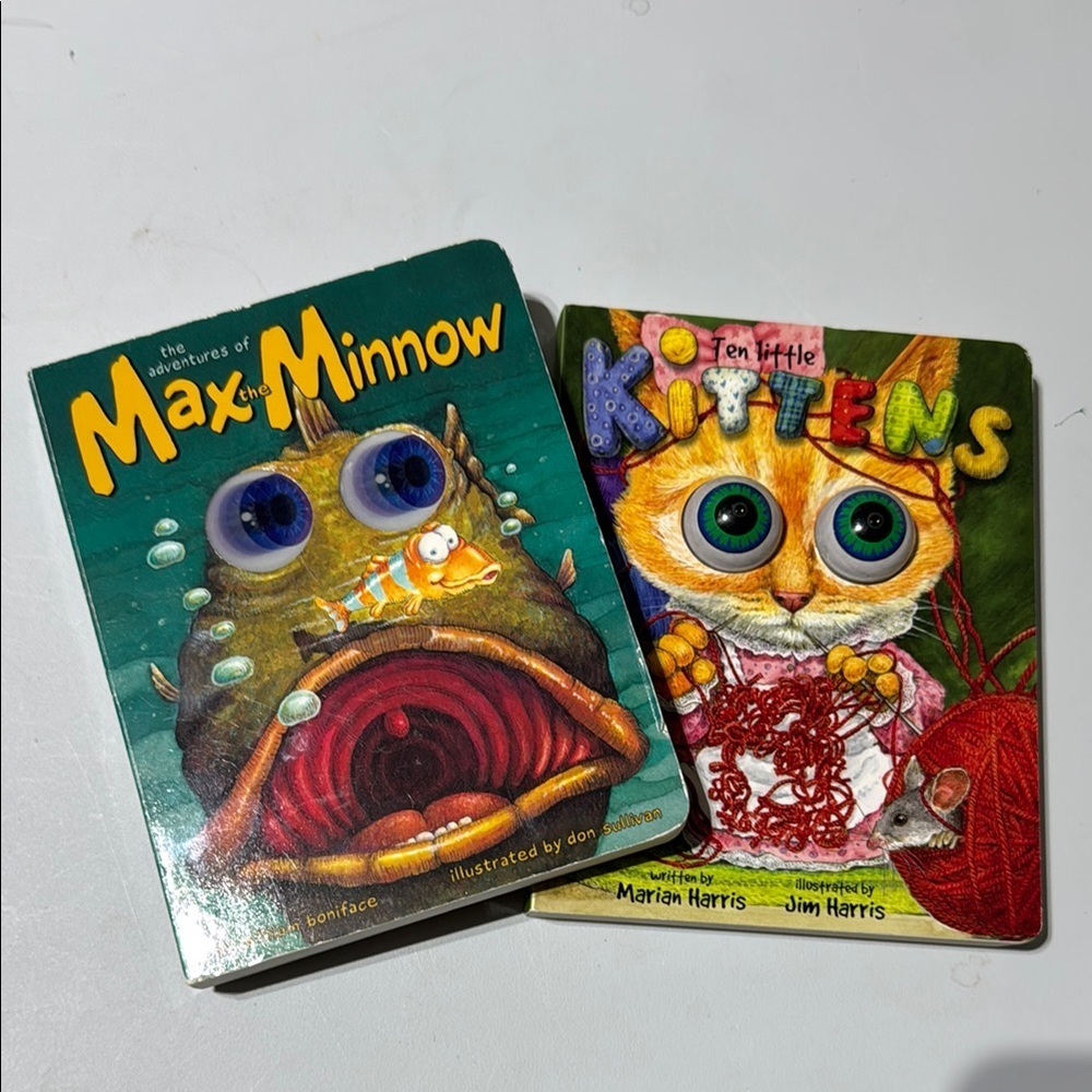 BUNDLE of 2 | Kids card boad books